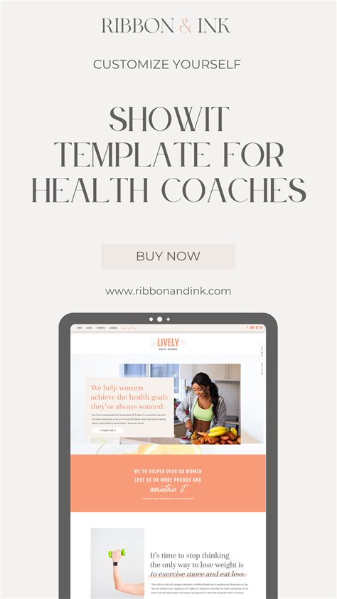 showit coaching website template.